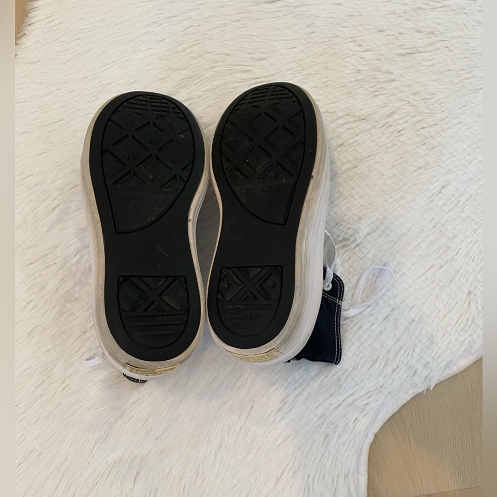 Chuck Taylor Converse All Star Women’s 7.5 High Top Sneaker Shoe Platform Rubber - Picture 7 of 7